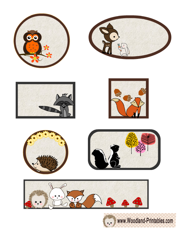 Free Printable Animal Labels