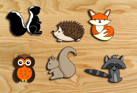 Free Woodland Animals ClipArt