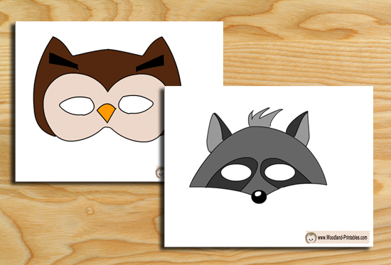 Free Printable Woodland Animals Photobooth Props