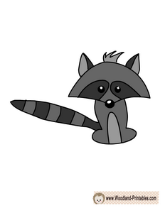 Raccoon Sticker Printable