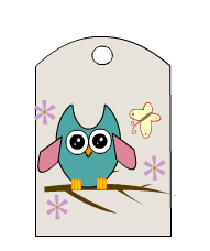 Cute Owl Gift Tags