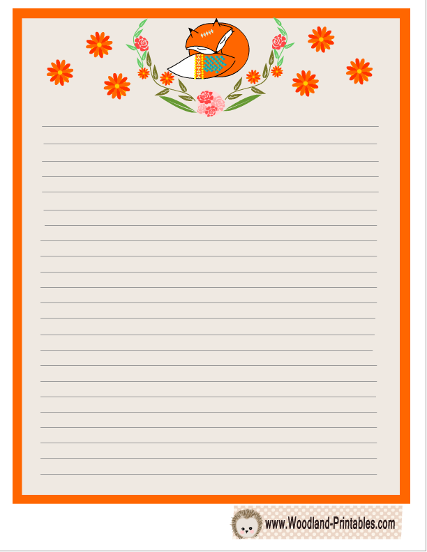 Cute Writing Paper  Writing paper, Writing paper printable, Note writing  paper